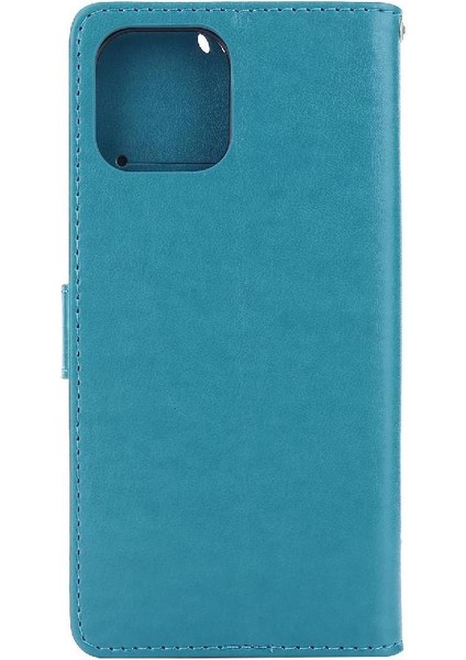 IPhone 14 Için Filp Durumda Pro Max Pu Deri Kart Tutucu Kickstand Bilek (Yurt Dışından)