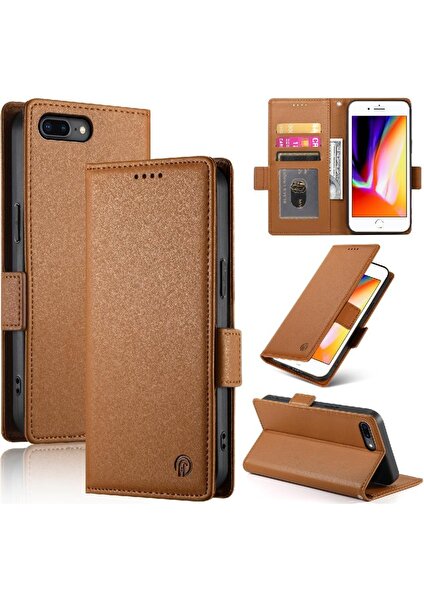 Bdt Shop IPhone 6 Için Flip Case Artı Kart Yuvaları Günlük Kullanım Iş Cüzdan Flip (Yurt Dışından)