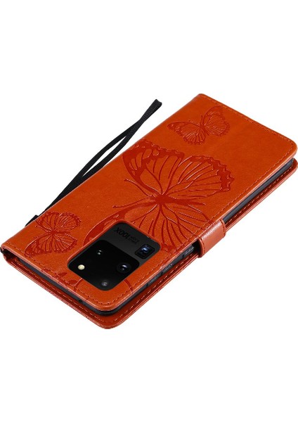 Samsung Galaxy S20 Ultra Manyetik Kapak Pu Deri Flip Kickstand (Yurt Dışından) modelleri