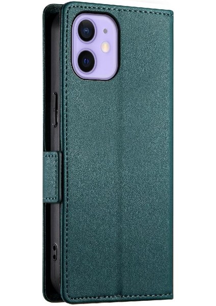 Bdt Shop IPhone 12 Mini Flip Iş Günlük Kullanım Cüzdan Kart Yuvaları Için Flip Case (Yurt Dışından)