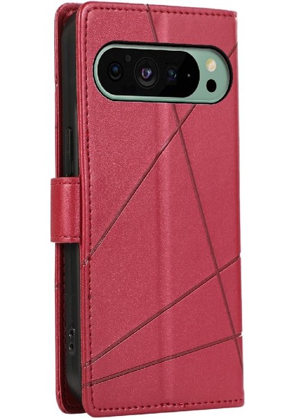 Google Piksel 9 Için Flip Case Darbeye Üç Kart Yuvaları Şok Emici (Yurt Dışından)