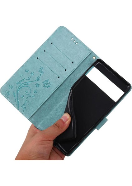 Google Pixel 7 Pro Manyetik Kapatma Kickstand Kart Tutucu Pu Için Filp Durumda (Yurt Dışından)