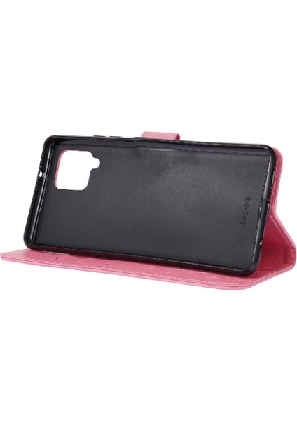 Samsung Galaxy Filp 5g Için Filp Durumda Kart Tutucu Kickstand Bilek Kayışı Pu (Yurt Dışından)