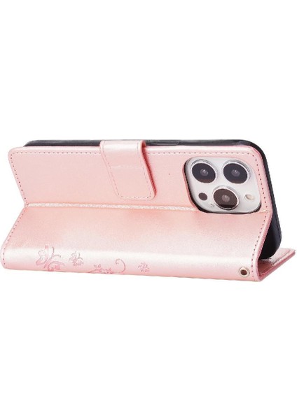IPhone 16 Için Filp Durumda Pro Max Pu Deri Kickstand Kart Tutucu Manyetik (Yurt Dışından)