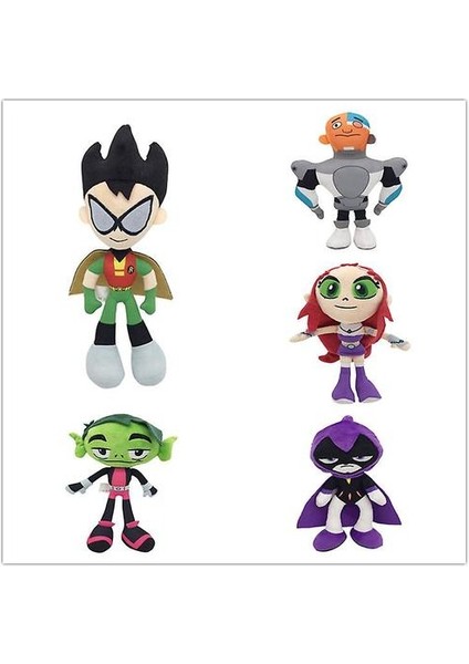 Teen Titans Go Peluş Oyuncak Anime Bebek Doğum Günü Hediyesi Hediye-Raven (Yurt Dışından)