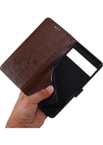 Google Pixel 7 Pro Manyetik Kapatma Kickstand Kart Tutucu Pu Için Filp Durumda (Yurt Dışından)