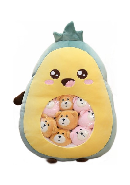 40 cm Sevimli Peluş Avokado Oyuncak Yastık Meyve Çocuk Oyuncak Kawaii Doğum Günü Hediyeleri | Peluş Yastıklar (Yurt Dışından)