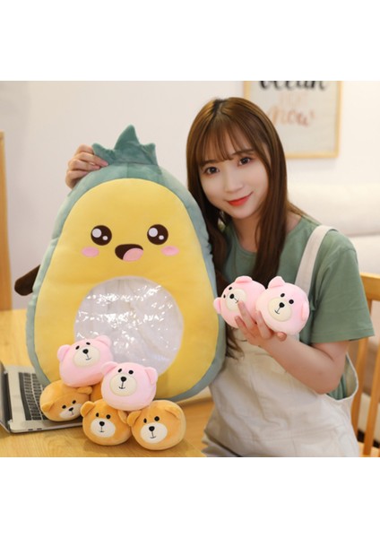 40 cm Sevimli Peluş Avokado Oyuncak Yastık Meyve Çocuk Oyuncak Kawaii Doğum Günü Hediyeleri | Peluş Yastıklar (Yurt Dışından) fırsatları