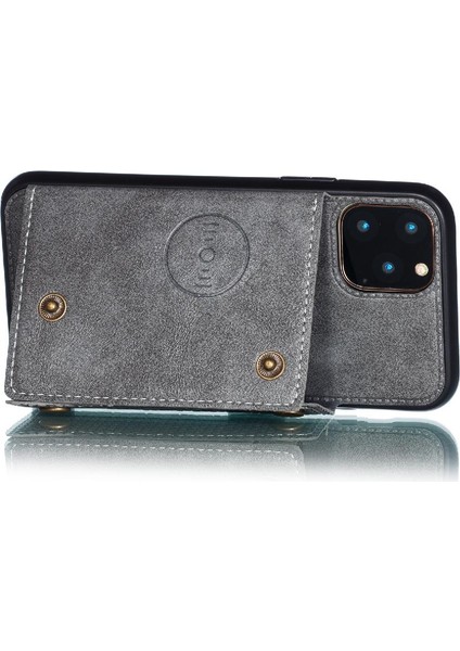 Iphone 11 Için Cüzdan Durumda Pro Max Cüzdan Durumda Kart Tutucu Buit Demir (Yurt Dışından)