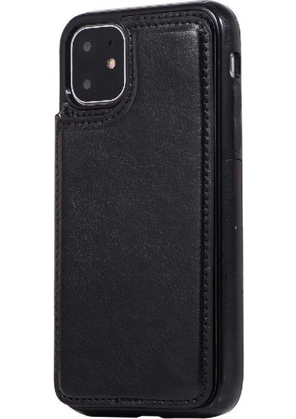 Kart Tutucu Çift ile IPhone 11 Pu Deri Kickstand Için Cüzdan Kılıf (Yurt Dışından) fırsatları