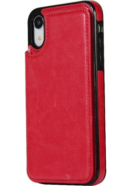 Kart Tutucu ile IPhone Xr Pu Deri Kickstand Kart Yuvaları Için Cüzdan Kılıf (Yurt Dışından) fırsatları