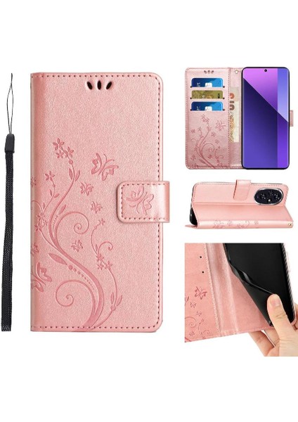 Onur Için Flip Case 200 Pro Bilek Kayışı Manyetik Kapatma Kart Tutucu Pu (Yurt Dışından)