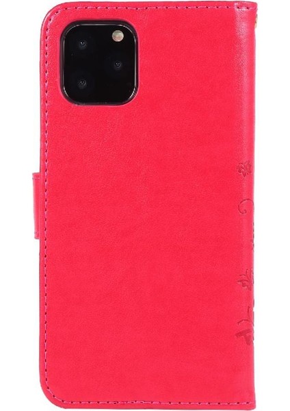 IPhone 11 Için Filp Durumda Pro Max Kart Tutucu Bilek Kayışı Kickstand Pu (Yurt Dışından)