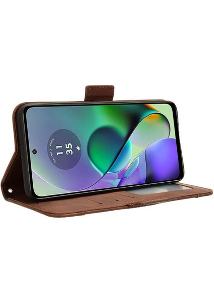 Motorola Moto G54 5g Ayarlanabilir Ayrılabilir Kart Tutucu Deri Kılıf (Yurt Dışından) modelleri