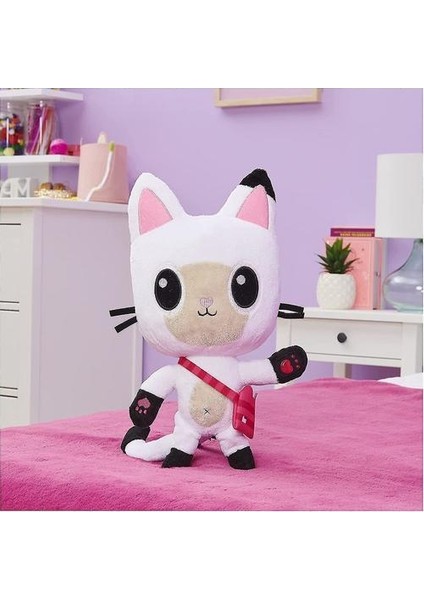 Gabby's Dollhouse, Işıklar, Müzik, 10 Ses ve Cümleyle 10 Inç Konuşan Pandy Paws Peluş Oyuncak (Yurt Dışından) fırsatları