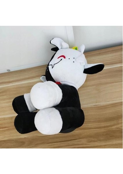 30 cm Ranboo Siyah ve Beyaz Peluş Oyuncak Bebek (Yurt Dışından)