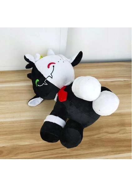 30 cm Ranboo Siyah ve Beyaz Peluş Oyuncak Bebek (Yurt Dışından)