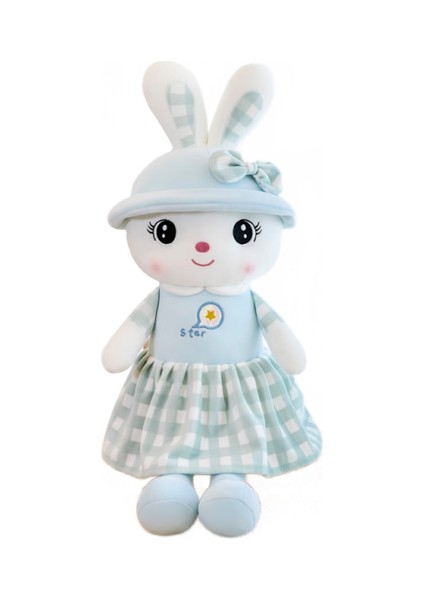 50 cm Bunny Peluş Oyuncak Süper Yumuşak Uyku Yastık Noel Hediyesi | Peluş Yastıklar (Mavi) (Yurt Dışından)