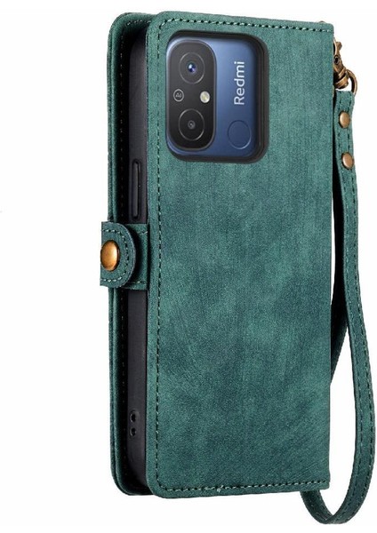 Xiaomi Redmi 12C Darbeye Kapak Kapak Kılıf Için Flip Case Basit (Yurt Dışından)