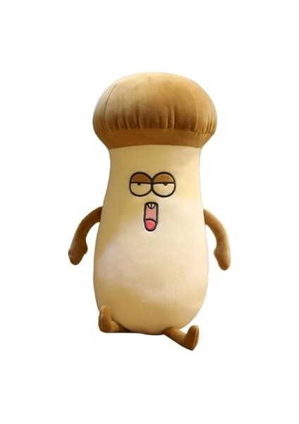 30 cm Sevimli Mantar Peluş, Sevimli Simülasyon Peluş Oyuncak Yastık Bebek Küçük Yuvarlak Kafa Ile, 3D Karikatür Yastık Bebek Uyku Kucaklama | Peluş Yastıklar (Yurt Dışından)