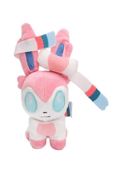 4 Adet Peluş Oyuncak Bebek Charizard Sylveon Lucario Bulbasaur 14CM (Yurt Dışından)