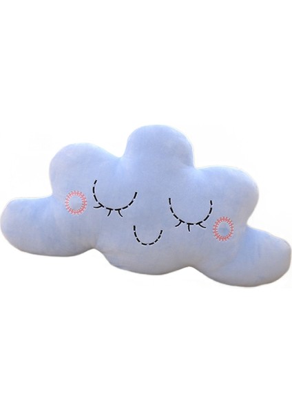 60 cm Cloud Peluş Yastık Yumuşak Kanepe Dinlenme Yastık Bulut Dolması Oyuncaklar Çocuklar Için Bebek Çocuk Kız Hediye Kawaii Yastık Peluş Sevimli Sky Serisi | Peluş Yastıklar (Mavi) (Yurt Dışından)