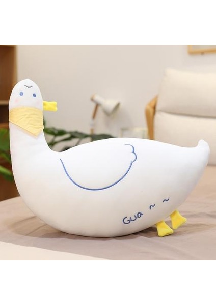Beyaz Ördek 1 Adet Yaratıcı Simülasyon Diş Peluş Yastıklar Sevimli Ördek / Diş / Saat Doll Yumuşak Kanepe Yastık Ilginç Hediye Kız Ev Dekorasyon | Peluş Yastıklar (Yurt Dışından)