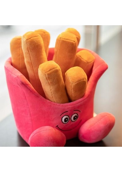 Yeni Karikatür Gıda Peluş Oyuncak Hamburger Cips Gerçekçi Dolması Snack Yastık Ultra Yumuşak Çocuk Doğum Günü Hediyesi | Peluş Yastıklar (25 Cm) (Yurt Dışından)