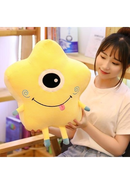 40 cm Karikatür Sky Serisi Ay Yıldız Güneş Peluş Kanepe Yastık Yumuşak Yastık Kawaii Çocuklar Için Dolması Peluş Oyuncaklar Bebek Çocuk Oyuncak Kız Hediye | Peluş Yastıklar (Sarı) (Yurt Dışından)