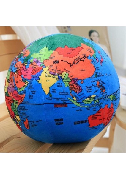 24 cm Küre Peluş Oyuncaklar Dolması Peluş Topu Yumuşak Bebek Peluş Ingilizce Karasal Küre Yastık Oyuncaklar Çocuklar Için Eğitim ve Öğrenme Oyuncak | Peluş Yastıklar (Yurt Dışından) fiyatları