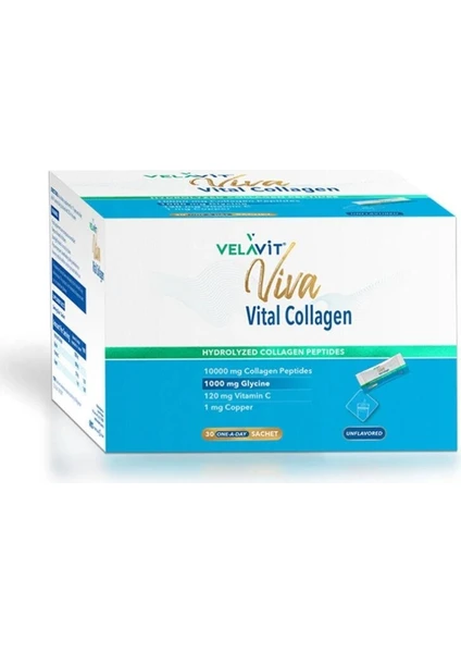 Viva Vital Collagen 30 Toz Saşe, Ekstra Glisinli Kollajen