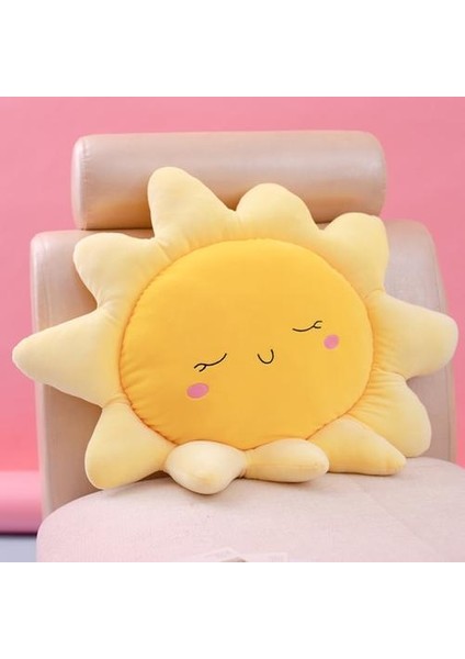 45 cm Sky Serisi Peluş Oyuncak Dolması Yumuşak Karikatür Bulut Güneş Peluş Yastık Sevimli Kanepe Yastık Çocuk Doğum Günü Hediyesi | Peluş Yastıklar (Sarı) (Yurt Dışından) modelleri