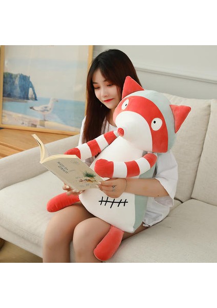 50 cm Sevimli Rakun Peluş Oyuncak Bebek Küçük Panda Peluş Oyuncak Yastık Uyku Doll Bebekler ve Doğum Günü Hediyeleri Çocuklar Için | Peluş Yastıklar (Kırmızı) (Yurt Dışından) fırsatları