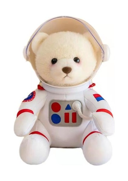 30CM Yaratıcı Uzay Ayı Peluş Oyuncaklar Beyaz Astronot Ayı Yumuşak Bebek Kızlar Peluş Sırt Çantası Güzel Ayı Kız Girlthant Hediye Için Güzel Ayı Oyuncaklar (Yurt Dışından)