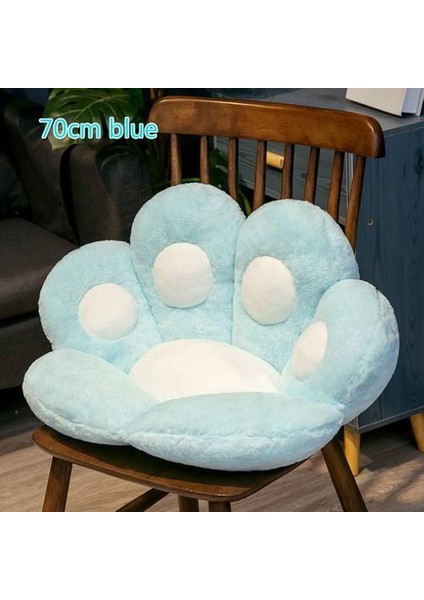 (Mavi) 1 Adet Yenı Paw Yastık Hayvan Koltuk Minderi Dolması Küçük Peluş Kanepe Kapalı Kat Ev Sandalye Dekor Kış Çocuk Hediye | Peluş Yastıklar (Yurt Dışından) modelleri