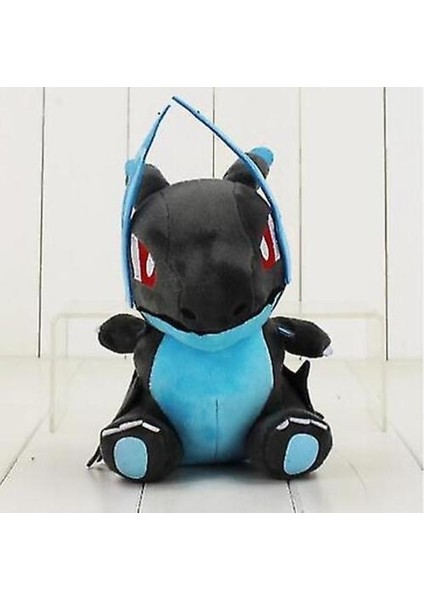 22CM Mega Peluş Oyuncak Mavi Charizard Versiyonu Dolması Bebek ÇOCUK(22CM) (Yurt Dışından)