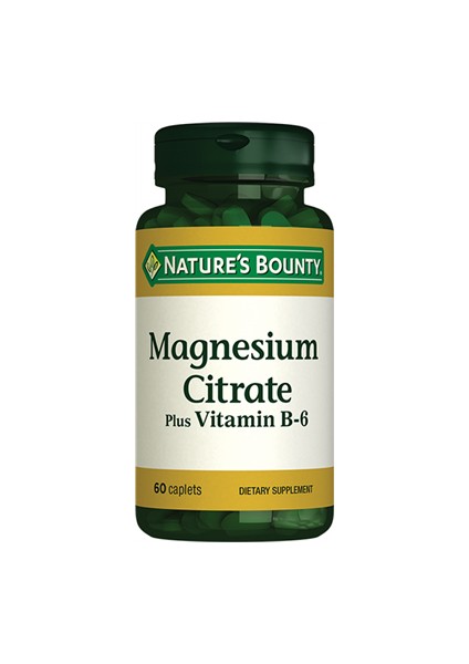 Magnesium Citrate Plus Vitamin B-6 60 Tablet