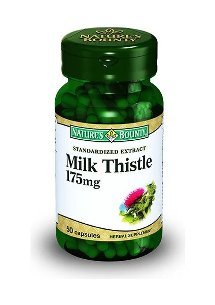 Nature's Bounty Milk Thistle 175 Mg 50 Kapsül