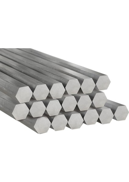 Altıköşe 17 mm ST52 Soğuk Çekme Imalat Çeliği 1 Metre
