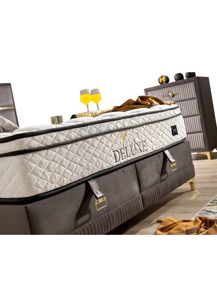 Deluxe Baza Çift Kişilik 200X200 cm (Yatak ve Başlık Fiyata Dahil Değildir)