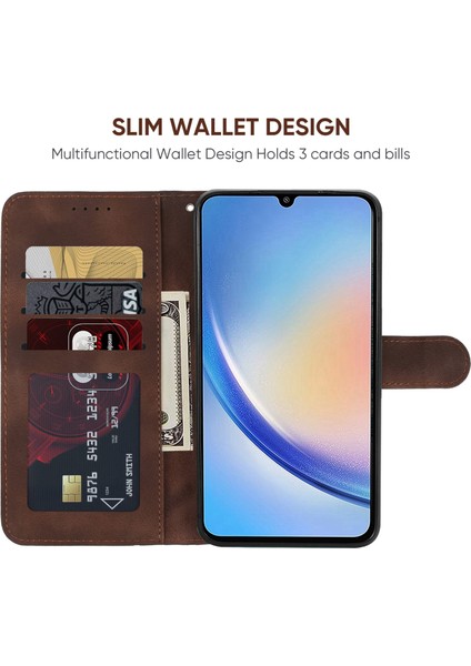 Samsung Galaxy A34 5g Için Skin Fe Deri Telefon Kılıfı (Yurt Dışından) fırsatları