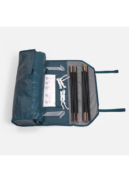 3 Kişilik Kamp Çadırı (Gri-Koyu Petrol Mavisi- Koyu Turkuaz Yeşili) -MH100 fırsatları