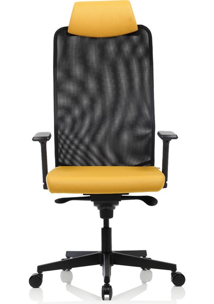 Rima 9 Plastik Ayarlı Kolçak Çalışma Koltuğu (Kumaş)