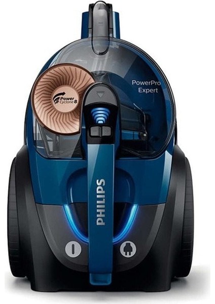 Tekno Trust 220 - 240 V Ultra Powerpro Max Toz Torbasız Süpürge , 900 W , 2 Litre , Hepa 13 , Mavi ,FC9749 700-