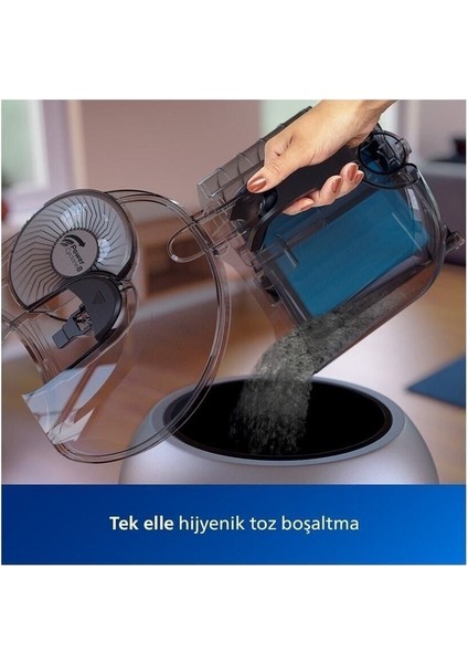 Tekno Trust 220 - 240 V Ultra Powerpro Max Toz Torbasız Süpürge , 900 W , 2 Litre , Hepa 13 , Mavi ,FC9749 700- fiyatları