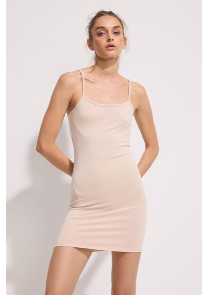 Astarlık Askılı Elbise