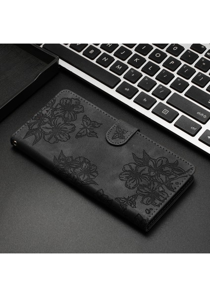 Samsung Galaxy S23 Ultra 5g Için Kiraz Çiçeği Pu Kılıf (Yurt Dışından) modelleri