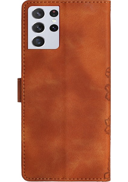 Samsung Galaxy S21 Ultra 5g Için Kiraz Çiçeği Pu Kılıf (Yurt Dışından) indirimleri