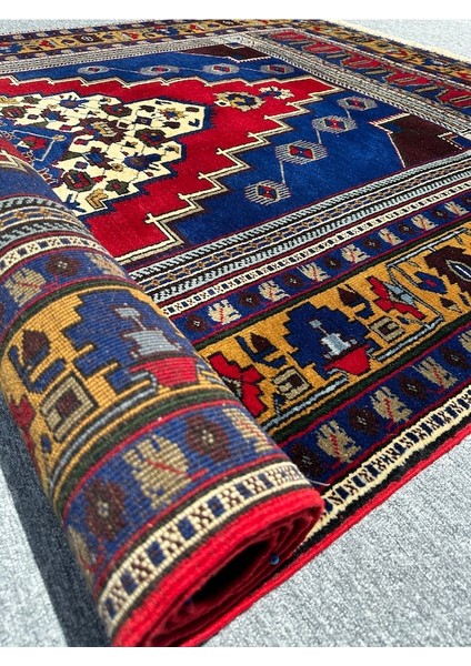 El Dokuma Taşpınar Halısı 170X300 Selvili Kalpli Model Taşpınar indirimleri