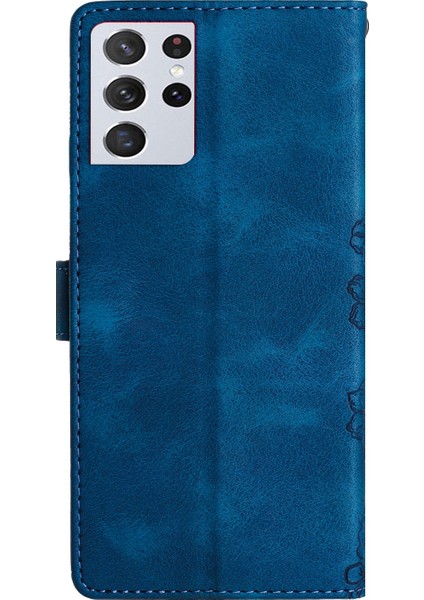 Samsung Galaxy S21 Ultra 5g Için Kiraz Çiçeği Pu Kılıf (Yurt Dışından) indirimleri